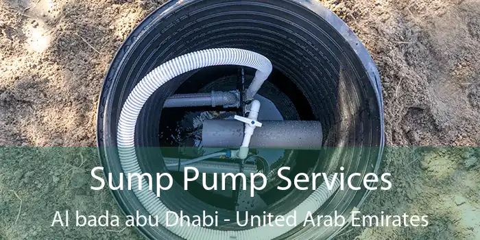 Sump Pump Services Al bada abu Dhabi - United Arab Emirates