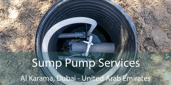 Sump Pump Services Al Karama, Dubai - United Arab Emirates