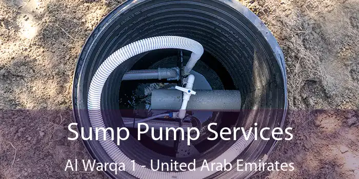 Sump Pump Services Al Warqa 1 - United Arab Emirates