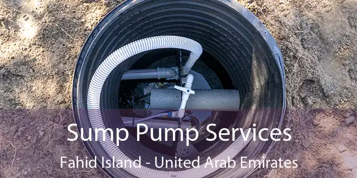 Sump Pump Services Fahid Island - United Arab Emirates