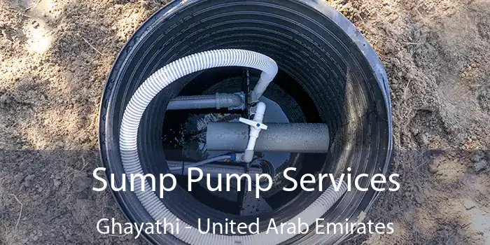 Sump Pump Services Ghayathi - United Arab Emirates