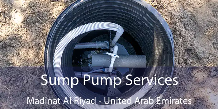 Sump Pump Services Madinat Al Riyad - United Arab Emirates