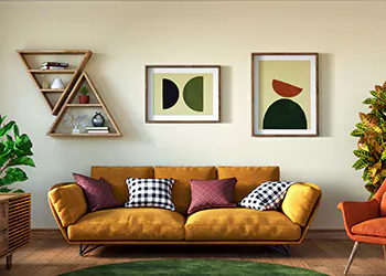 Living Room Painting Service in UAE